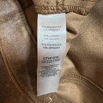 Chico's  Faux-Suede Worn Luggage Slim Pants Size XL/16 Regular Western Boho Photo 9