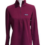 Patagonia Women’s Lightweight Fleece 1/4 Zip Pullover Magenta Berry Size Medium Photo 0