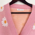 Hazel and Olive  “I’ll Be There” Pink Orange Floral Cardigan One Size Photo 3