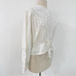 Marea 100% cotton Victorian blouse in off Photo 2