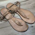 J.Crew  Cork T-Strap Sandals Tan Women’s 9.5 Photo 0