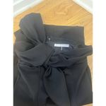 Trina Turk Size 4 Women's One Shoulder Cocktail Dress Black Bow $140 Photo 8