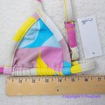 NEW Free People x mello the label Brazilian bikini top, size‎ M Yellow Size M Photo 7