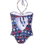 NWT OndadeMar deep Atlantic anchor swimsuit Sz XS Blue Photo 3