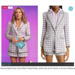 Veronica Beard 💕💕 Etney Tweed Dickey Jacket Light Lavender Multi-Color 10 NWOT Photo 5