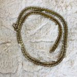 Vintage Gold Tone Flat Chain Necklace Photo 2