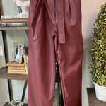 Lovers + Friends Bardot Trouser Burgundy Womens Size Small Photo 4