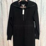 NWT Stitchdrop Flex Long Sleeve Sweater Dress Black Size M Photo 2