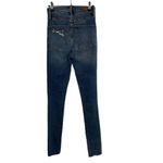 Abercrombie & Fitch Abercrombie Fitch Blue Distressed Highwaisted Ultra Skinny Jeans Womens 24 New Photo 3