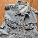 Banana Republic  Light Blue Denim Vest Photo 2