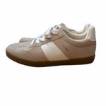French Connection Austra Beige and White Sneakers Photo 5