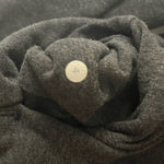 Lululemon Stress Less Charcoal Grey Funnel Neck Athletic Pullover Hoodie Size Photo 7