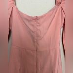 superdown NWT REVOLVE Khloe Peachy Pink Ruffle Tie Waist Flare Sleeve Dress S Photo 7