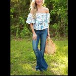 Keepsake the Label Foundations Blue Floral Crop Swing Top S Photo 8