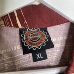 Harley Davidson Vintage Motorcycle Parts Red & Cream Tank Top Size XL USA Photo 6