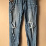 AQUA Embellished Distressed Jeans Photo 0