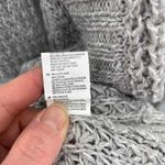 RD Style  Cardigan Sweater Womens XL Gray Tan Acrylic Cotton Loose Knit Pockets Photo 7