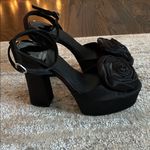 Jeffrey Campbell  black satin heels Photo 2
