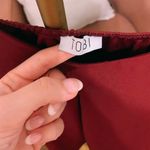 Tobi Maroon Dress Photo 3