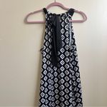 Mud Pie  Mini Halter Dress With back bow Tie black & white Size Medium Photo 1