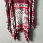 Umgee Womens Tank Dress Large Handkerchief Hem Paisley Floral Cottagecore Boho Photo 4