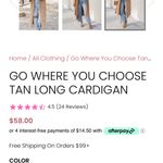 Pink Lily Coatigan Photo 3