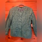 Elie Tahari Tahari Roti Jacket peacock teal NWT women’s size 12. Photo 1