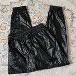 Stella Luce High Rise Leather Joggers Photo 2