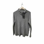 Devotion by Cyrus Cowlneck Ribbed Tunic Putty Grey Sweater Size XS Gray Photo 3