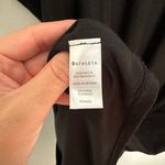 Athleta NWT - Short Sleeves Black Draped Crew Neck Dress Black Casual Travel Photo 6