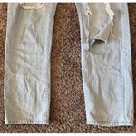 SheIn Lot Of 2 ~ Medium/Light Wash Ripped/Distressed Wide Leg Jeans ~ Size Large Photo 9