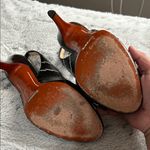 Cole Haan  Black and Cream Slingback Heels Photo 2