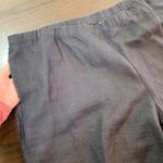 J Jill XL Petite Black Linen Blend Pull On Crop Pants Womens Comfortable Casual Size undefined Photo 5