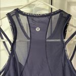 Lululemon athletica Navy Mesh Tank Top Photo 3