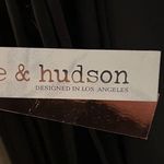 june & hudson Tie Back Straight Neck Dress Size M Black Size M Photo 6