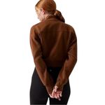Athleta  Brown Fleece Retroplush Wrap Shrug size XXS Photo 2