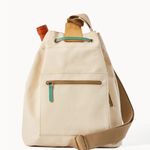 Dooney & Bourke Canvas Pickleball Sling Bag, Adjustable Strap, Aqua/Beige, NWT Photo 2