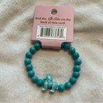 Simply Southern NEW  Conservation Lion Tracking Bracelet - Blue NWT Photo 1