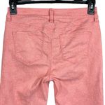 NYDJ  SZ 4 Ankle Jeans Paisley Mid-Rise Stretch Pockets Zip-Fly Lift-Tuck Pink Photo 5