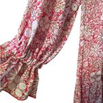 Free People Feeling Groovy Maxi Dress S/P Oversized gauze flowy ruffle Boho Photo 4