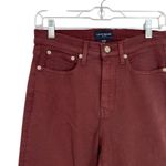 Lucky Brand  Hi-Rise Ankle Maroon Denim Jeans Size 29 Photo 2