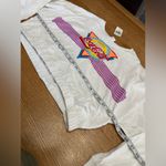 Coca-Cola  NWT white cropped graphic pullover crew neck sz XXL 24” p2p Photo 5