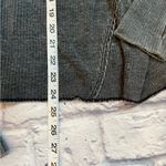 Free People ribbed long sleeve Grey fade Wash Long Sleeve oversized XS Photo 5