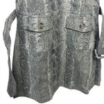 Judith March  Gray Snakeprint Sleeveless Dress Photo 4