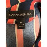 Banana Republic Romper Red Blue Stripe Long Sleeve One Piece Women’s Size 6 Photo 7