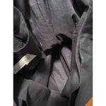 Madewell Sleeveless‎ Black Dress V Neck Party Cocktail Cutout Back Pleated Mini Photo 6