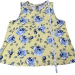 None No Comment Womens Dressy Tank Top Floral Shirt Photo 2