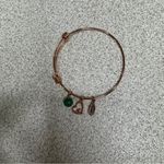 Rose gold bracelet with charms Green Photo 2
