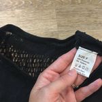 Black Knit Long Sleeve Bodysuit Photo 1