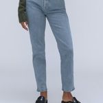 Everlane  The Original Cheeky Jean Medium Wash Organic Cotton Size 35 EUC!!! Photo 0